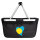 Einkaufskorb faltbar Palau Flagge Herz 20 Liter Black
