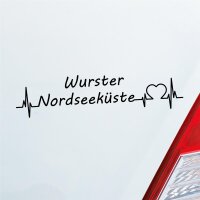 Autoaufkleber Wurster Nordseeküste ca. 19x5cm