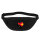 Bauchtasche Papua-Neuguinea Flagge Herz 2,5 Liter Black