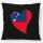 Kissen Samoa Flagge Herz 40x40cm