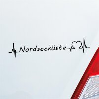 Autoaufkleber Nordseeküste ca. 19x5cm