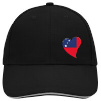 Kappe Samoa Flagge Herz