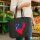 Filz Shopper Samoa Flagge Herz 22 Liter