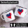 Emaille Tasse Samoa Flagge Herz 300ml Vintage