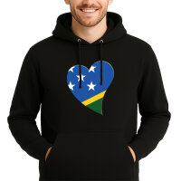 Unisex Hoodie Salomonen Flagge Herz