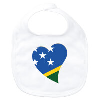 Baby L&auml;tzchen Salomonen Flagge Herz Klettverschluss
