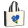 Jutetasche Salomonen Flagge Herz 21 Liter Black