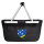 Einkaufskorb faltbar Salomonen Flagge Herz 20 Liter Black