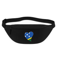 Bauchtasche Salomonen Flagge Herz 2,5 Liter Black