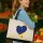 Jutetasche Tokelau Flagge Herz 21 Liter Black