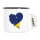 Emaille Tasse Tokelau Flagge Herz 300ml Vintage