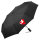 Regenschirm Tonga Flagge Herz 98cm Schwarz