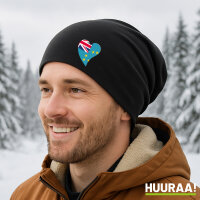 Beanie Tuvalu Flagge Herz