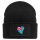 Beanie mit Patch Tuvalu Flagge Herz Black