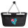 Einkaufskorb faltbar Tuvalu Flagge Herz 20 Liter Black