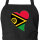 Schürze Vanuatu Flagge Herz mit Taschen