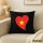 Kissen Vietnam Flagge Herz 40x40cm