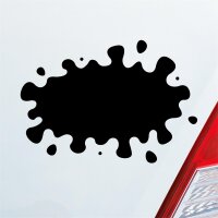 Autoaufkleber Farbkleks Splash ca. 14x10cm