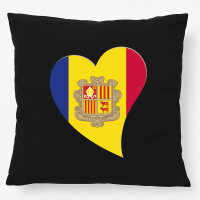 Kissen Andora Flagge Herz 40x40cm