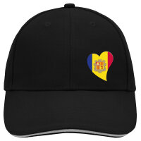 Kappe Andora Flagge Herz