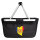 Einkaufskorb faltbar Andora Flagge Herz 20 Liter Black
