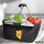 Einkaufskorb faltbar Andora Flagge Herz 20 Liter Black