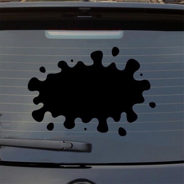 Heckscheibenaufkleber Farbkleks Splash ca. 55x38cm