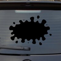 Heckscheibenaufkleber Farbkleks Splash ca. 55x38cm