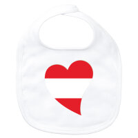Baby L&auml;tzchen &Ouml;sterreich Flagge Herz...
