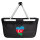 Einkaufskorb faltbar Aserbaidschan Flagge Herz 20 Liter Black