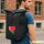Kurierrucksack Belarus Flagge Herz 30-44 Liter Black Melange