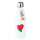 Trinkflasche Belarus Flagge Herz 500ml Edelstahl Wasserflasche