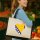Jutetasche Bosnien und Herzegowina Flagge Herz 21 Liter Black