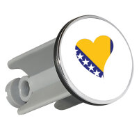 Waschbeckenstöpsel Bosnien und Herzegowina Flagge...