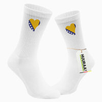 Unisex Socken Bosnien und Herzegowina Flagge Herz Baumwolle