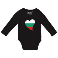 Baby Body Bulgarien Flagge Herz
