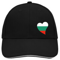 Kappe Bulgarien Flagge Herz