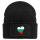 Beanie mit Patch Bulgarien Flagge Herz Black