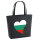 Filz Shopper Bulgarien Flagge Herz 22 Liter
