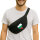 Bauchtasche Bulgarien Flagge Herz 2,5 Liter Black