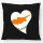 Kissen Zypern Flagge Herz 40x40cm