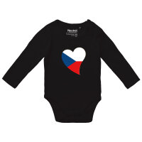 Baby Body Tschechische Republik Flagge Herz
