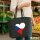 Filzshopper Tschechische Republik Flagge Herz, 22 Liter