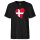 Herren T-Shirt Dänemark Flagge Herz