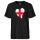 Herren T-Shirt England Flagge Herz