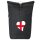 Kurierrucksack England Flagge Herz 30-44 Liter Black Melange
