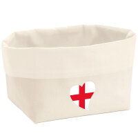Organizer England Flagge Herz