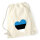 Turnbeutel Estland Flagge Herz 12 Liter