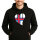 Unisex Hoodie Färöer Flagge Herz