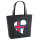 Filz Shopper Färöer Flagge Herz 22 Liter